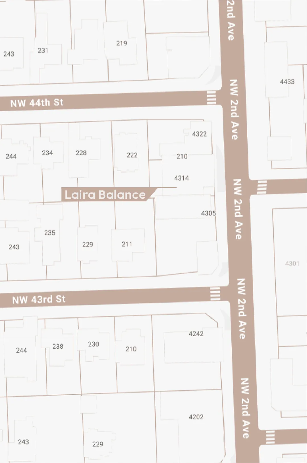map picture of Laira Balance local.